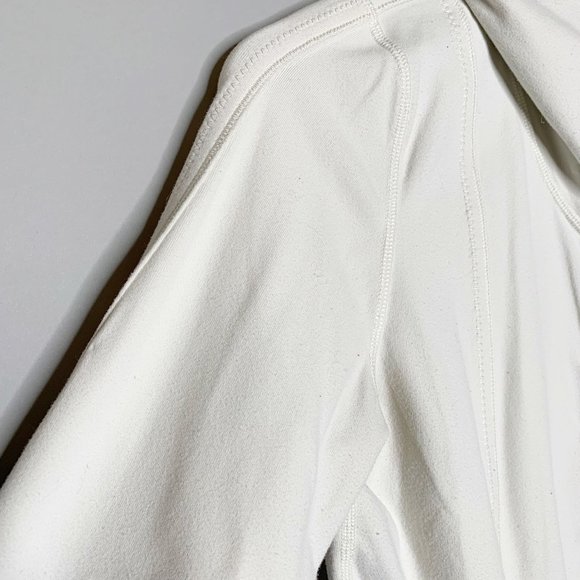 Lululemon Full Zip Long Sleeve Jacket Sz 4 Off White - Picture 7 of 11